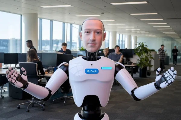 מארק צוקרברג meta ai אילוסטרציה