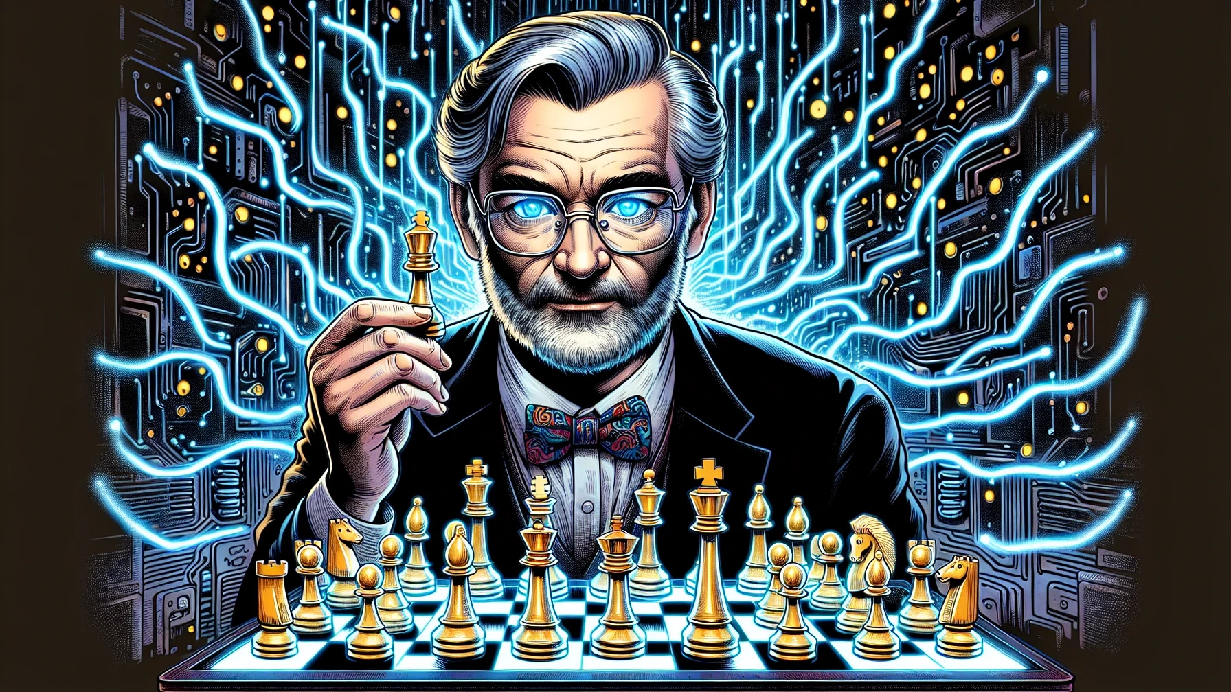 הוא לימד מחשב לשחק שחמט מהאוויר. עכשיו הוא לוקח מיליארד דולר כדי ללמד אותו הכל.