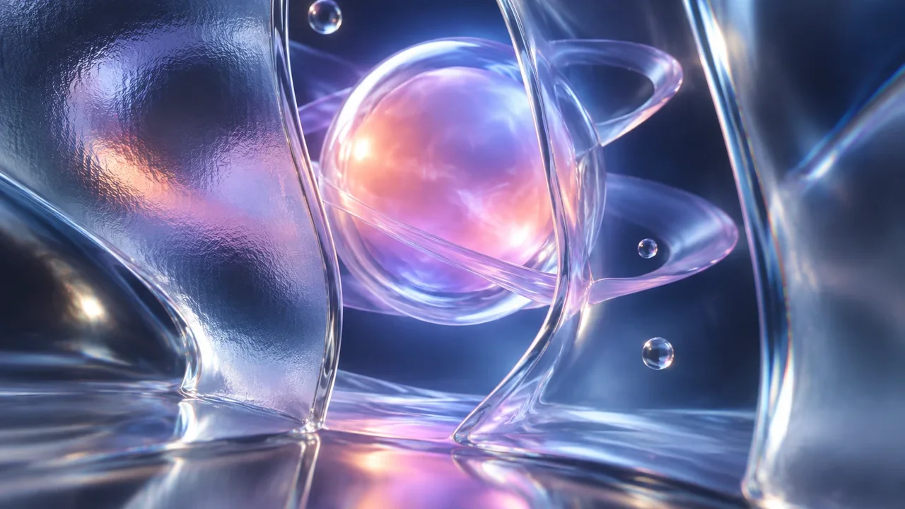 זכוכית נוזלית (Liquid Glass) – פריים לדוגמה