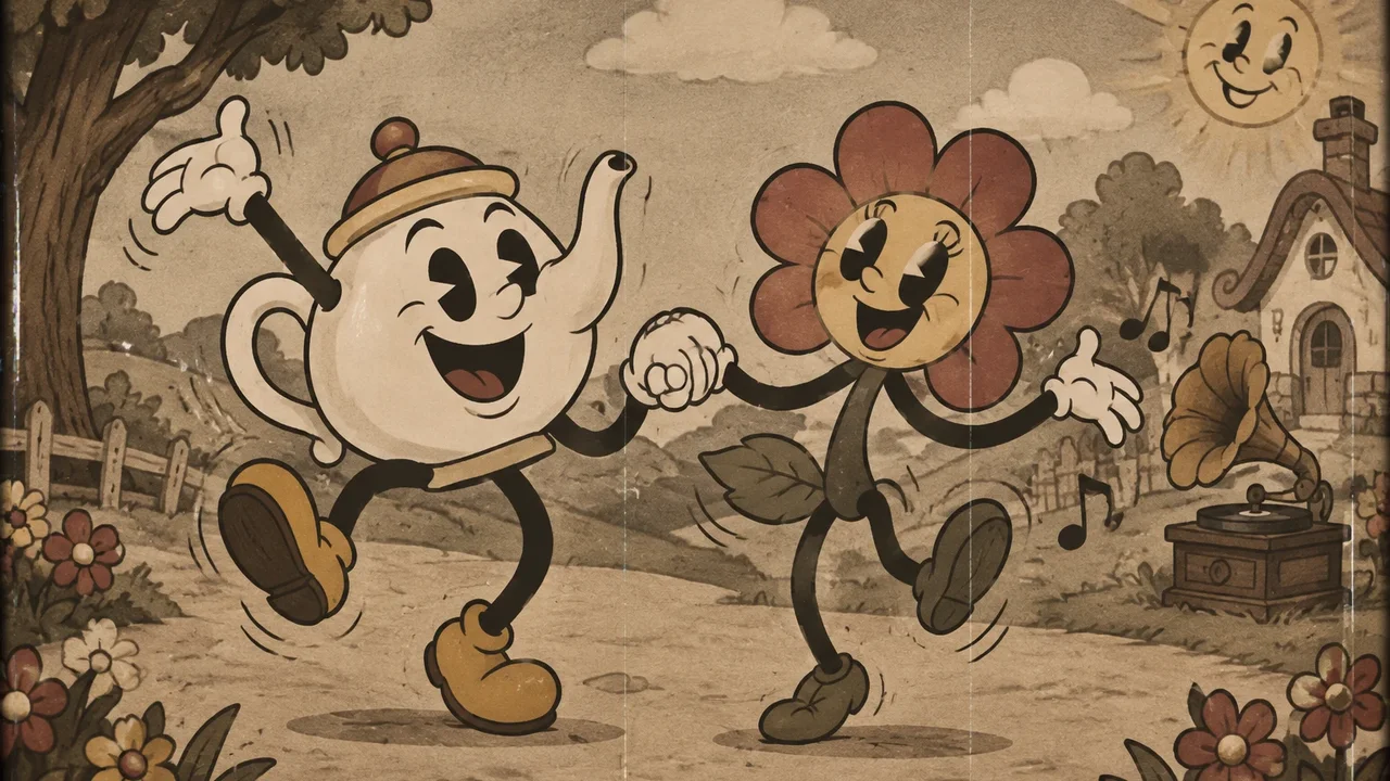 צינור גומי (שנות ה-30) (Rubber Hose) – פריים לדוגמה